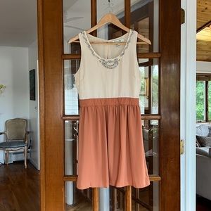 Beaded, jeweled A Line Dress